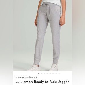 Lululemon Ready to Rulu Gray Joggers